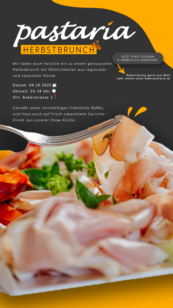 pastaria brunch flyer vert 2.0 - Pastaria Graz